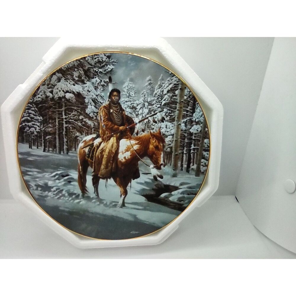Man Who Walks Alone From The Mystic Warriors collector's plate No# 4328E 1992